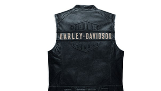 WWF Bill Goldberg Harley Davidson Mens Passing Link Leather Vest!<em></em>
